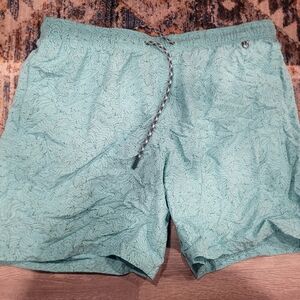 Men's Aqua Eddie Bauer Swim Shorts Size L